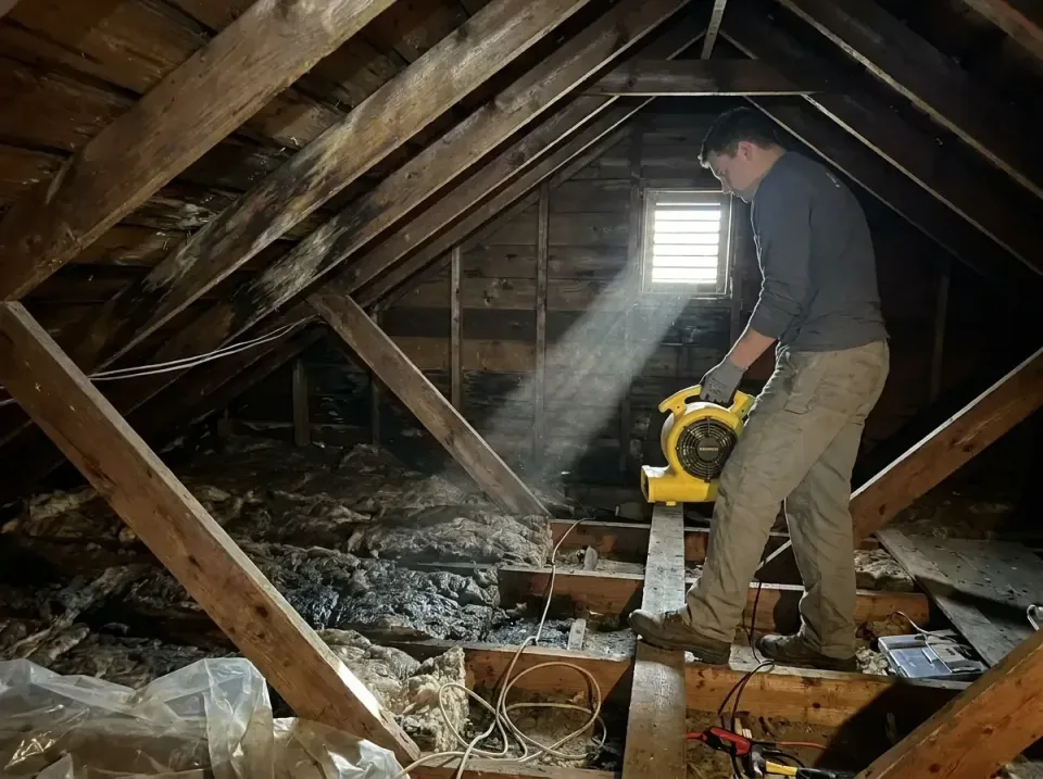 attic-water-damage-drying-proc-007 — frequently asked questions, Emergency Water Extraction & 24/7 Flood Response in St. Aug…